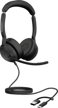 Słuchawki Jabra Evolve2 50 USB C/A UC Stereo Black (25089-989-799)