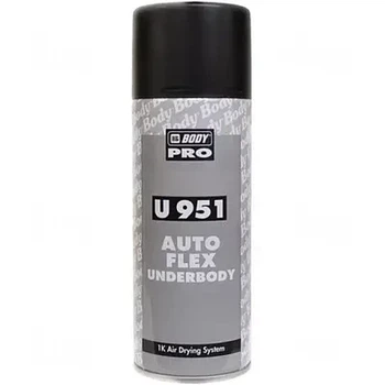 Антигравий аэрозольный HB Body Spray U951 Autoflex Черный 400 мл