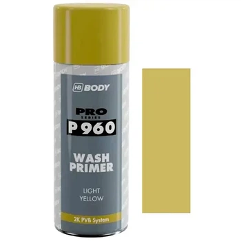 Грунт кислотный HB Body Spray Wash Primer 960 Желтый 400 мл