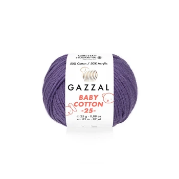 Пряжа Gazzal BabyCotton 25 цвет 3440