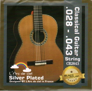 Струны для классической гитары чорний нейлон Classical Guitar Strings CB2843