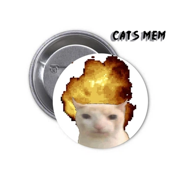 Значок Cat | Кіт | Кішка | Мемний кіт #04 meme мем