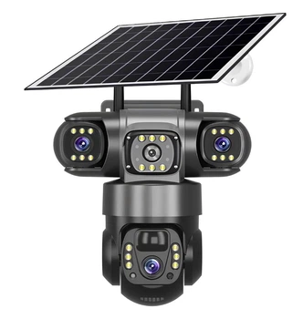 IP-камера уличная с аккумулятором и тройным объективом XON 4G 8000mAh Solar 1080P SmartCam (TCBSM23VB 3992) Черная