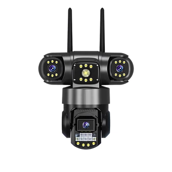 IP-камера уличная с тройным объективом XON Wi-Fi 1080P SmartCam (TCWEW23VB 3985) Черная
