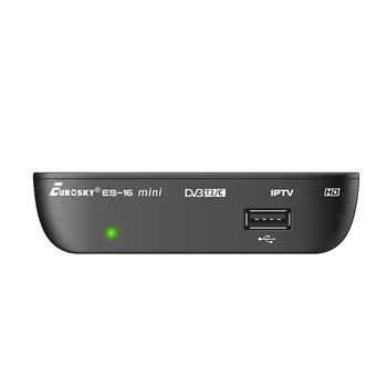 Цифровий тюнер DVB-T2 Wi-Fi USB ресивер для телевізора з пультом і функцією запису Eurosky (E1S6mini)