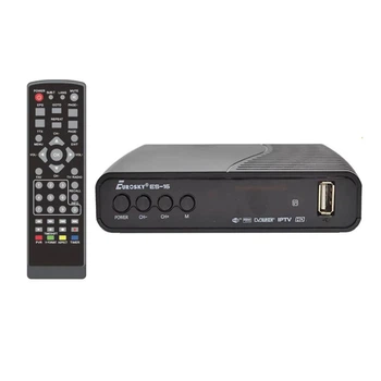 Цифровий тюнер DVB-T2 Wi-Fi USB ресивер для телевізора з пультом і функцією запису Eurosky (E1S6)