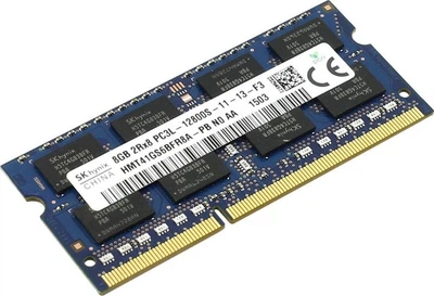 Hynix 8GB DDR3L SO-DIMM 1600MHz PC3L-12800 (HMT41GS6BFR8A-PB) — оперативная память для ноутбука