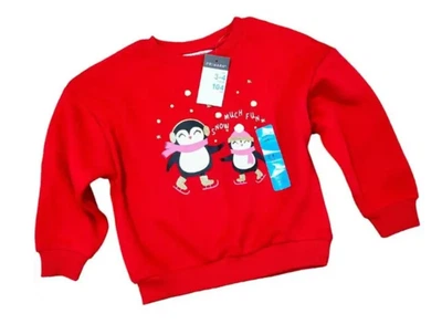 Світшот для дівчинки утеплений червоний Primark 122-128