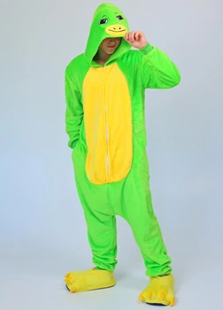 Мужские кигуруми взрослая и подростковая на молнии Kigurumi Черепашка зелёный L 165-175 см (1140/2)