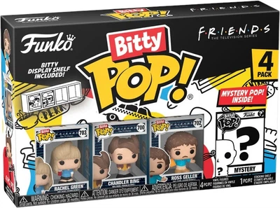 Zestaw figurek-niespodzianek Funko Bitty POP Friends Rachel Chandler Ross 2.5 cm 4 szt (889698730488)