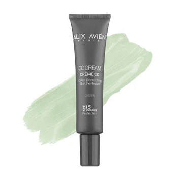 СС крем з SPF 15 ALIX AVIEN, зелений, 40 мл