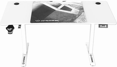 Biurko gamingowe ULTRADESK Level V2 White (UDESK-LVA-WT)