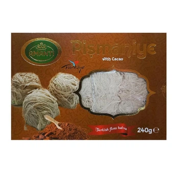 Восточные сладости Пишмание какао (Pismaniye cacao) упаковка 240 г (0,24 кг) тм Amanti