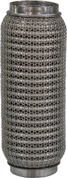 Гофра глушителя 50х200мм. 3-х слойная Interlock, кольчуга (AGK) (короткий фланец) M50200