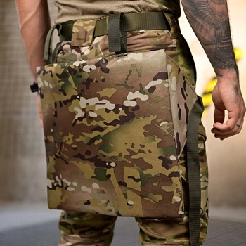 Каремат для сидения односекционный Cordura мультикам 26х33х2 см