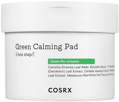 Peelingowe płatki do twarzy Cosrx One Step Green Hero Calming dla skóry wrażliwej 70 szt (8809598453050)