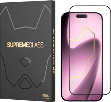 Захисне скло iLera DeLuxe Original Glass 2.0 для Apple iPhone Air Black (ILFCDL17AIR)