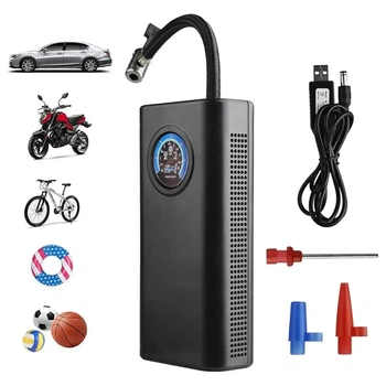 Воздушний автомобильный компрессор charge pump CQB002 с аккумулятором