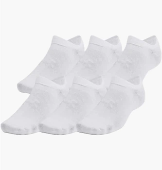 Носки Under Armour Ua Essential No Show 6Pk LG Білий 1382611-100