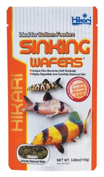 Корм Hikari Tropical sinking wafers 110g для сомиков и других плотоядных рыб