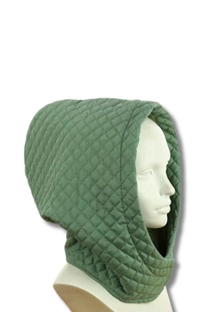 Женский капор-капюшон из стеганой плащевки Камила (One-size) Фисташковый