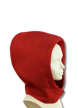 Женский капор-капюшон из стеганой плащевки Милана (One-size) Красный