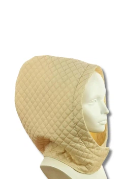 Женский капор-капюшон из стеганой плащевки Камила (One-size) Бежевый