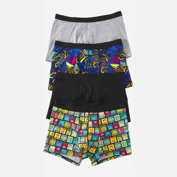 Набор трусов боксеров мужских хлопковых Trendyol TMNSS25BX00001 L 4 шт Single Color/Mixed (8684737129078)