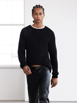 Джемпер чоловічий Trendyol TMNAW25KZ00000 S Black (8683049830450)
