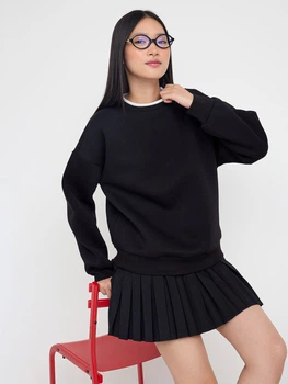 Світшот жіночий Trendyol TWOAW26SW00025 L Black (8684737646698)