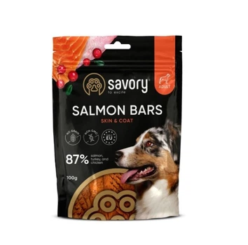 Джерки Savory Bars With Salmon, батончики з лососем 100 г
