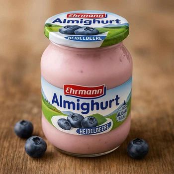 Йогурт Ehrmann Almighurt Fantasie черника 500 г