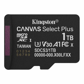 Картка пам'яті MicroSDXC 1 TB UHS-I Class 10 Kingston Canvas Select Plus R150MB/s (SDCS3/1TBSP) ( 16404 )