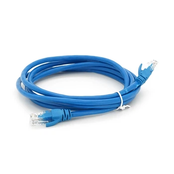 Патч-корд литой RITAR UTP RJ45 Cat.6 2m синий Cu (медь)