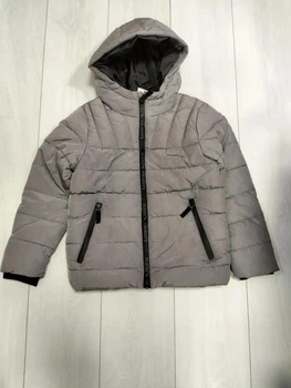Куртка для девочки серая Primark 134см ( 400011678)