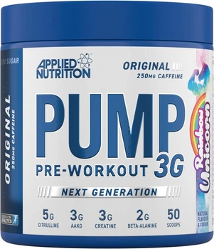 Передтренувальний комплекс Applied Pump 3G Pre Workout - Energy, Focus & Performance (375g - 25 Servings) (Rainbow Unicorn)