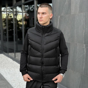 Жилет Pobedov Puffer черный L