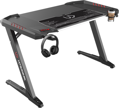 Ігровий стіл ULTRADESK Rocket Black (UDESK-RT-BB)