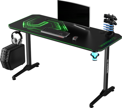 Ігровий стіл ULTRADESK Frag V3 Green (UDESK-FG-GR)