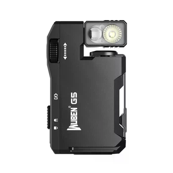 Ліхтар EDC Wuben G5 (400 Люмен, 82 Метрі, 450мАг, RGB, Type-C, Магніт) Чорний