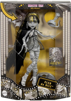 Кукла Монстер Хай Клео де Нил Monster High Cleo De Nile Doll Рил Драма Reel Drama 2025 Mattel