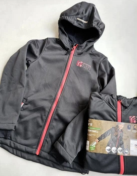 Детская куртка софтшел на флисе CRIVIT 134-140 см водонепроницаемая Softshell 024000