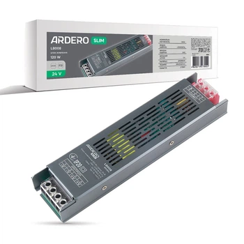 Блок живлення для LED стрічки Ardero LB008 24В 120Вт IP20 (80304) (8179)