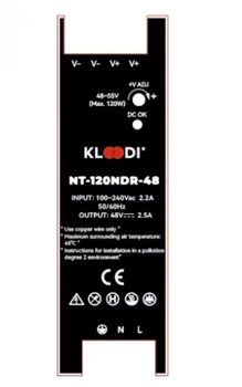 Блок живлення на дінрейку 120W 48V IP20 KLOODI KDPS-NDR 120 48V
