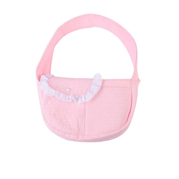 Слинг-переноска для котов и собак Lesko SY-2022-0502 Pink M
