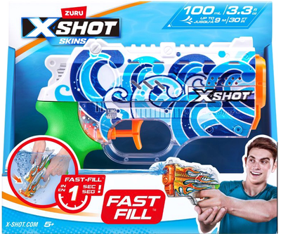 Водний бластер Zuru X-Shot Fast FIill Sins Nano Hydra (193052044181)