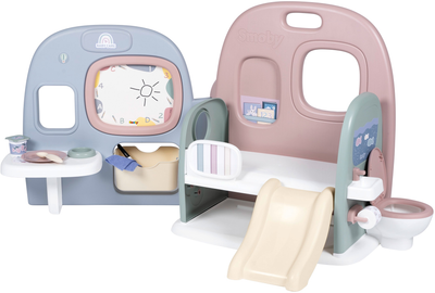 Ігровий набір Smoby Toys Бебі Кер Дитячий центр 5 в 1 з аксесуарами (7600240308) (3032162403082)