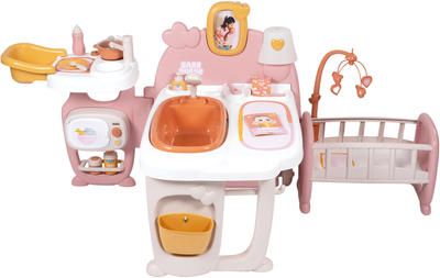 Великий iгровий центр Smoby Toys Бебi Ньорс Кiмната малюка 23 аксесуари (7600220394) (3032162203941)