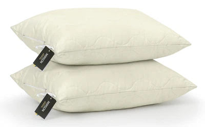 Набір антиалергенних подушок MirSon Eco Light Creamy №1629 Memory 50х70 см Середня (2200002651950)