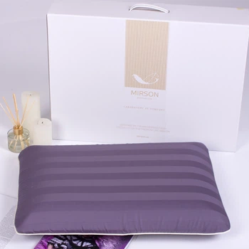 Подушка ортопедическая MirSon №7002 Elite Noble stripe Peony WOMEN Memory 59х43х10 см (2200003399370)